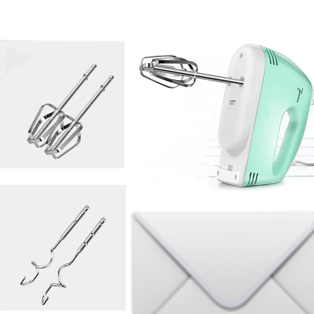 Multifunctional Mini 7 Speed Electric Handheld Beater, Automatic Egg Beater, Stainless Steel Blender for Whipping Mixing Cookies, Brownies, Cakes, Dough Batters Multifunctional Mini 7 Speed Electric Handheld Beater, Automatic Egg Beater, Stainless Steel Blender for Whipping Mixing Cookies, Brownies, Cakes, Dough Batters